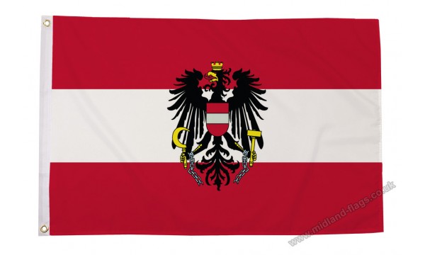 Austria Crest Flag